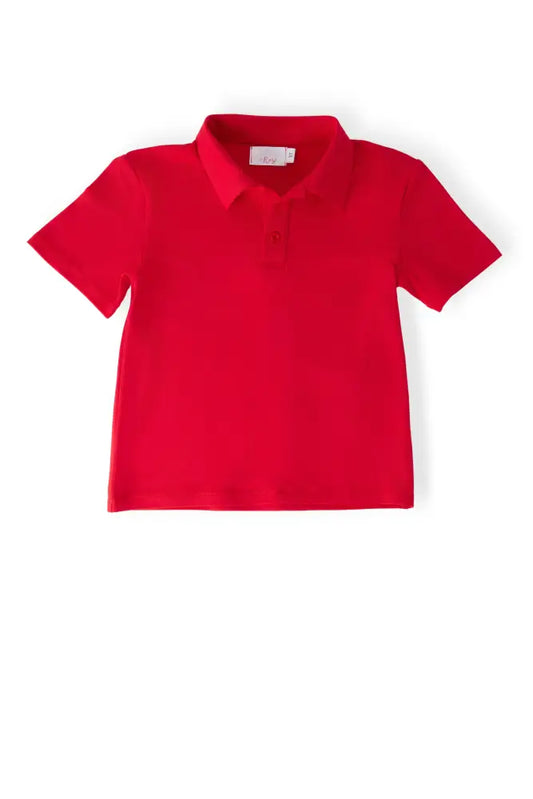 Boys Red S/S Polo - Boys Polo - S/S