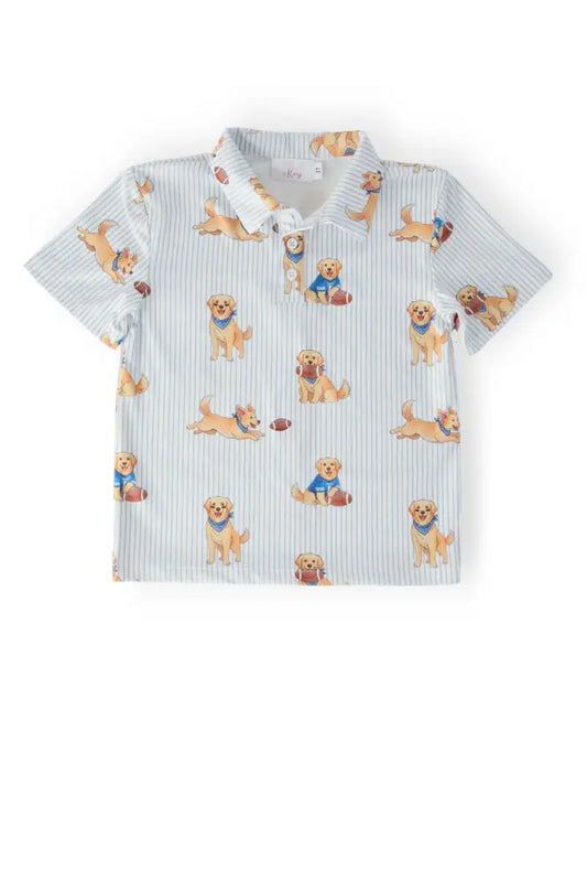 Boys Quarter-Bark S/S Polo - Boys Polo - S/S