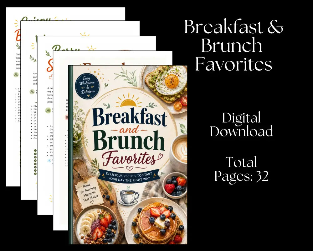 Breakfast & Brunch Favorites - Digital Download