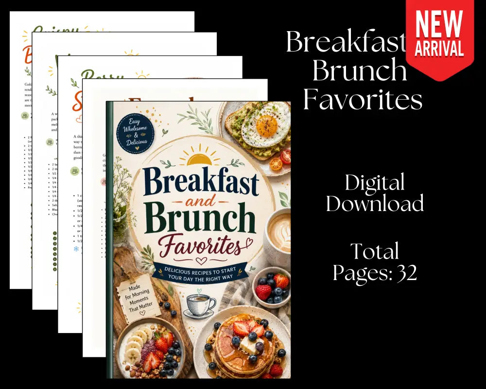 Breakfast & Brunch Favorites - Digital Download