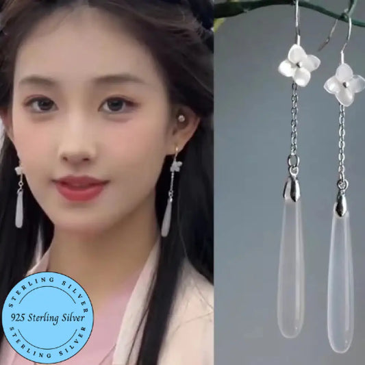 Breathtaking – White Earrings