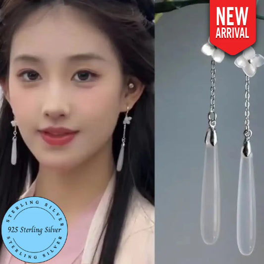 Breathtaking – White Earrings