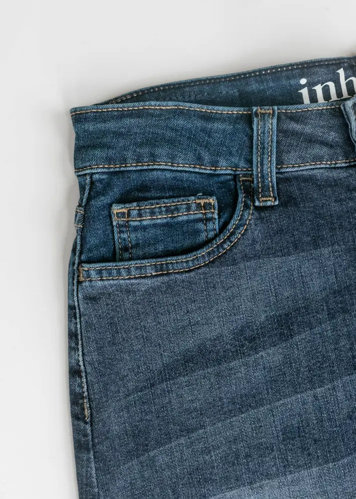 Bria Dark Wash Denim Maxi Skirt - FINAL SALE - IC Skirts