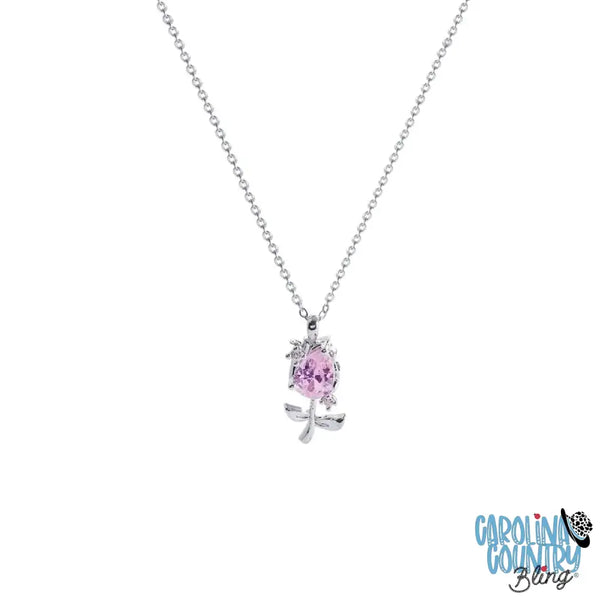 Bring Me Flowers – Pink Necklace