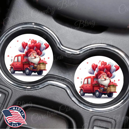 Bringing You Some Love Red Car Coaster