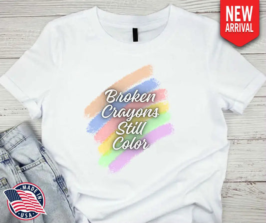 Broken Crayons Still Color - Multi Small / Short Shirt