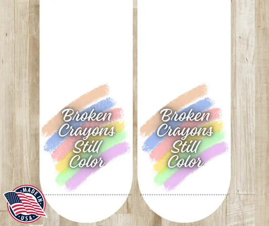 Broken Crayons Still Color - Multi Socks