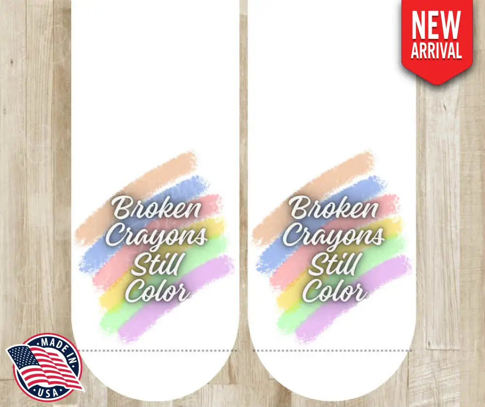 Broken Crayons Still Color - Multi Socks