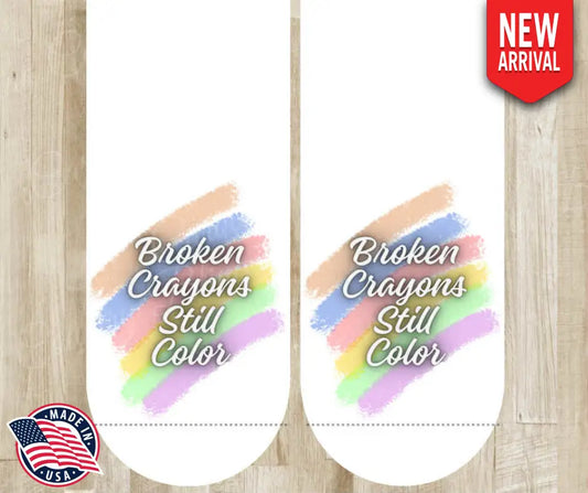 Broken Crayons Still Color - Multi Socks
