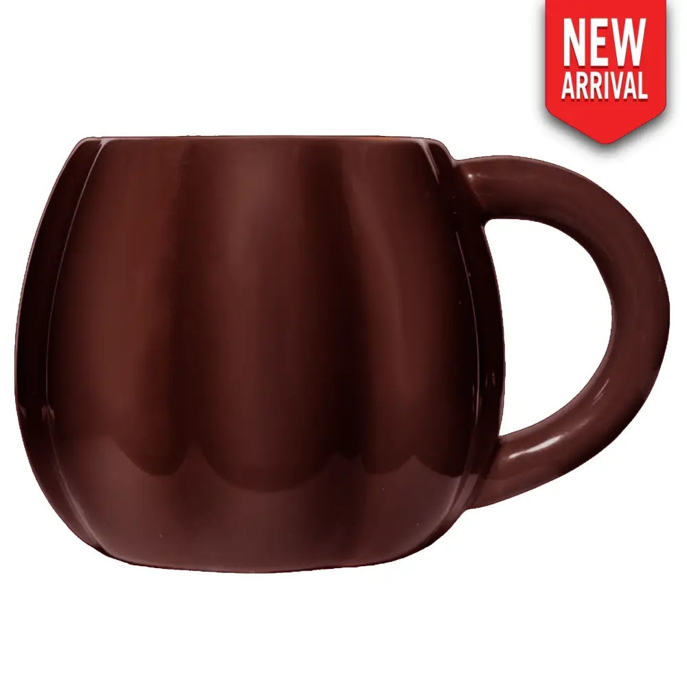Brown Pumpkin 19 oz Figural Coffee Mug - Coffee Mugs
