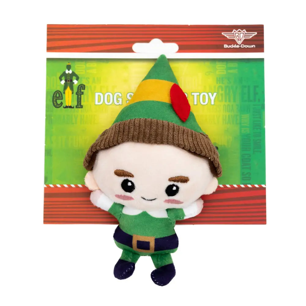 Dog Toy Squeaker Plush - Elf Chibi Buddy Full Body Pose Dog Toy Squeaky Plush