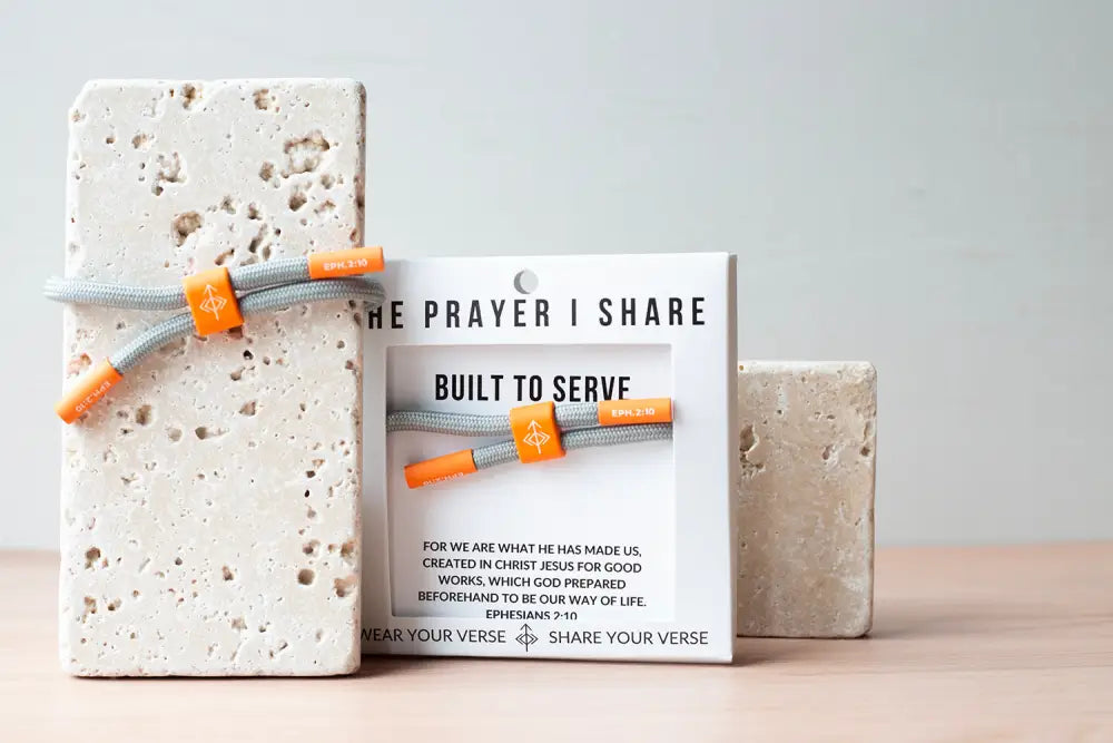 Built to Serve Ephesians 2:10 bracelet