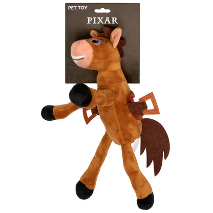 Dog Toy Squeaker Plush - Pixar Toy Story Bullseye Full Body Pose - Dog Toy Squeaky Plush