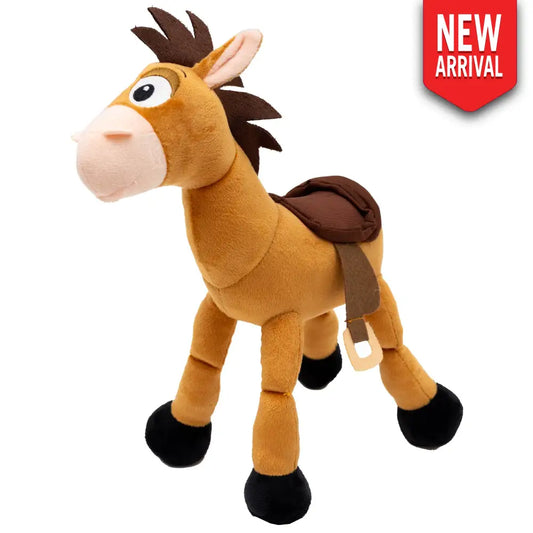 Dog Toy Squeaker Plush - Pixar Toy Story Bullseye Full Body Pose Dog Toy Squeaky Plush