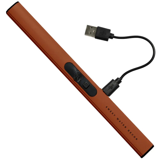 Burnt Orange Electric Lighter - Rechargeable Lighters