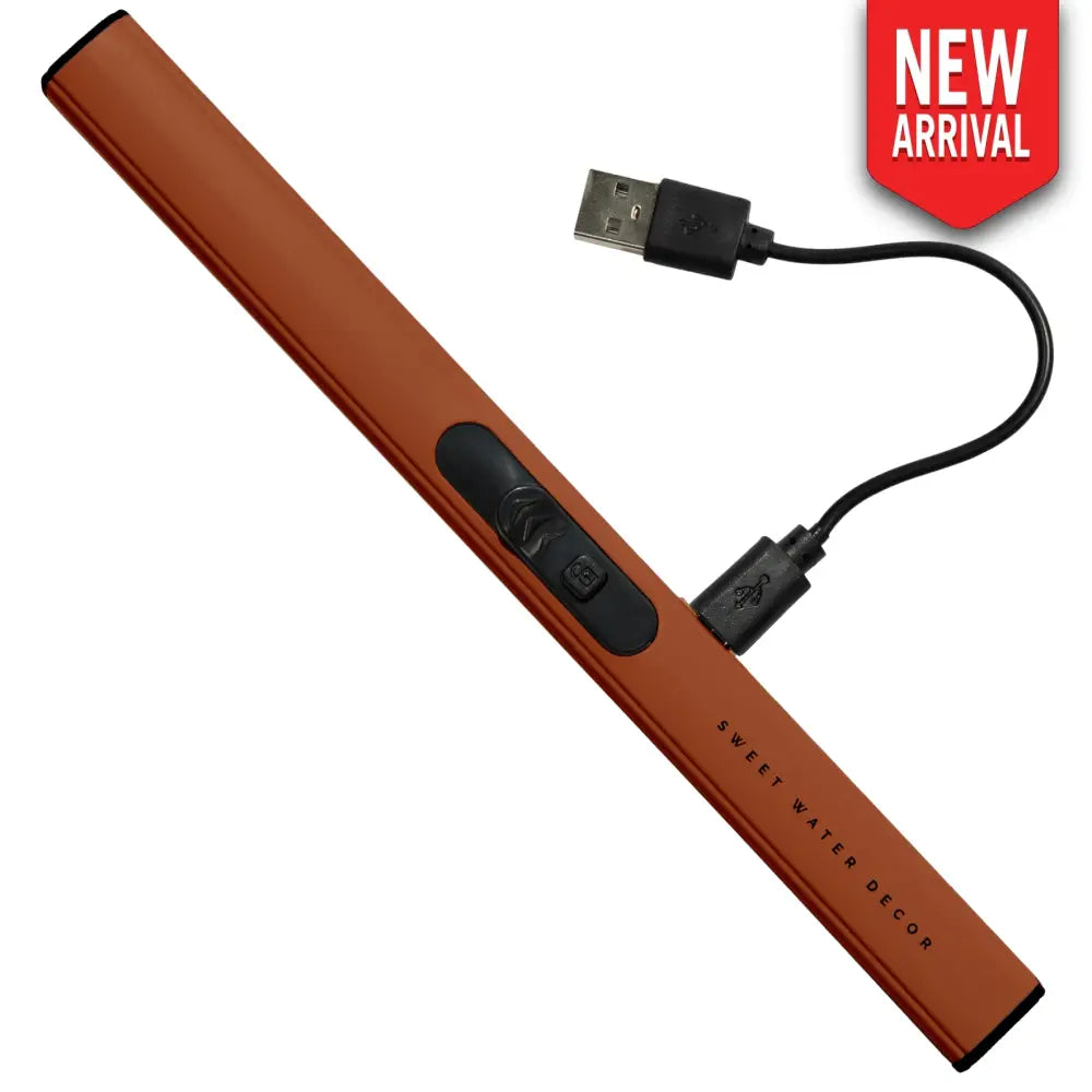 Burnt Orange Electric Lighter - Rechargeable Lighters