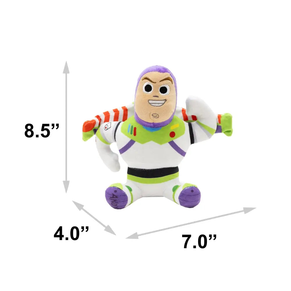 Dog Toy Squeaker Plush - Pixar Toy Story Buzz Lightyear Full Body Pose Dog Toy Squeaky Plush