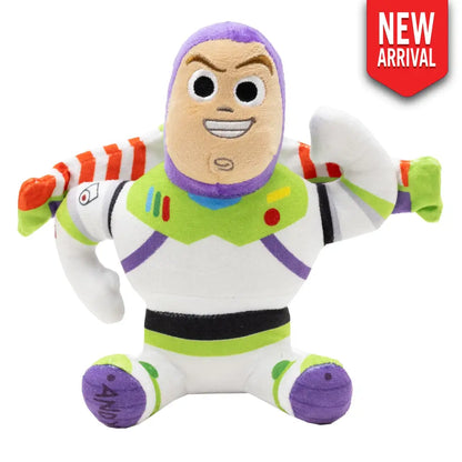 Dog Toy Squeaker Plush - Pixar Toy Story Buzz Lightyear Full Body Pose Dog Toy Squeaky Plush