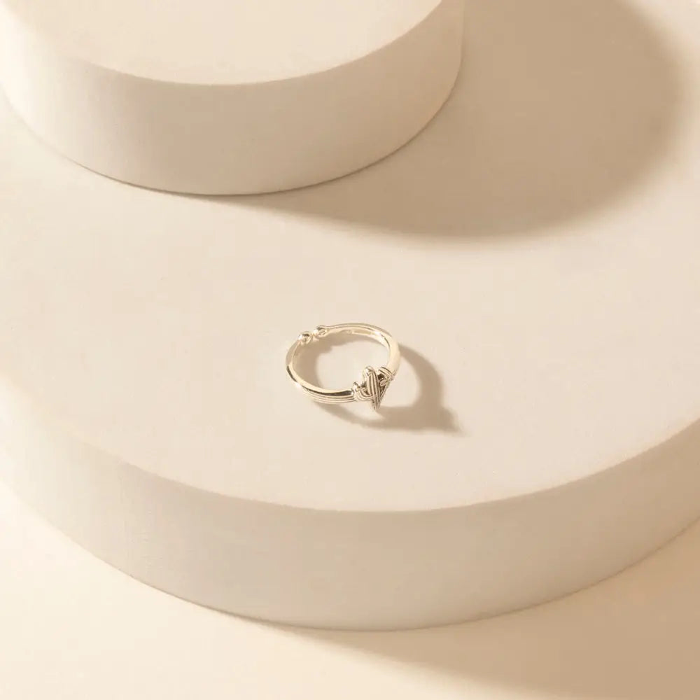 Myra Cactus Dawn Sterling Silver Ring in Nickel Glow - Nickel Glow - Jewelry