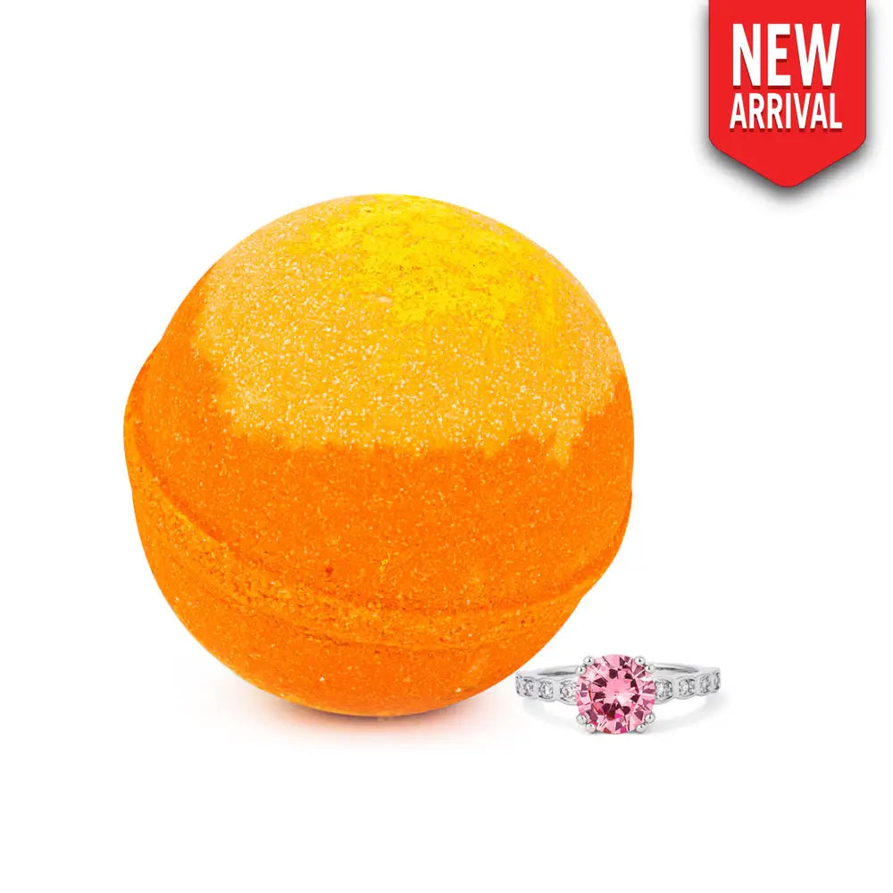 California Poppy 10oz Mystery Jewelry Bath Bomb - Bath Bomb