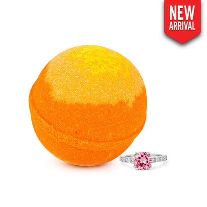 California Poppy 10oz Mystery Jewelry Bath Bomb - Bath Bomb