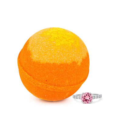 California Poppy 10oz Mystery Jewelry Bath Bomb - Bath Bomb