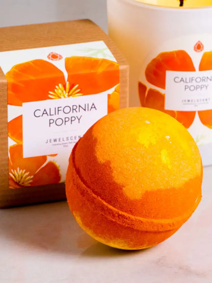 California Poppy 10oz Mystery Jewelry Bath Bomb - Bath Bomb