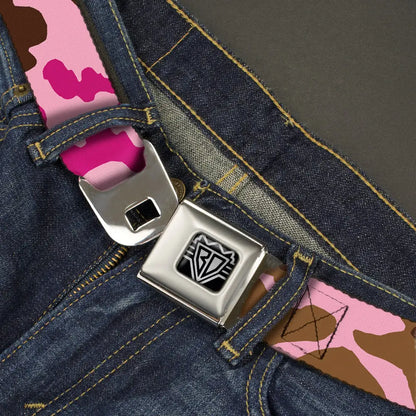 Camo - Pink Seatbelt Belts