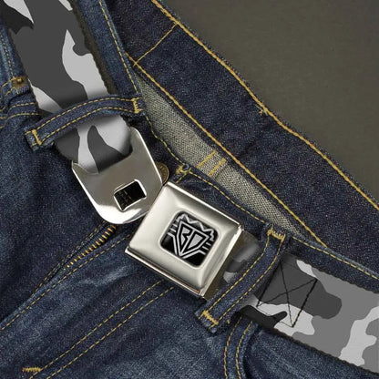 Camo - White Seatbelt Belts