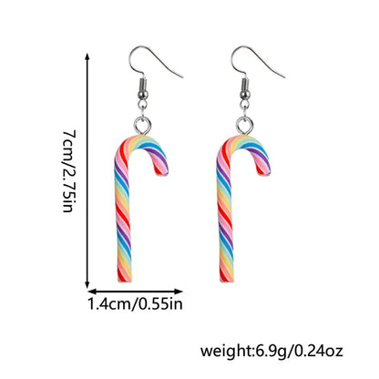 Candy Cane – Multi Earrings