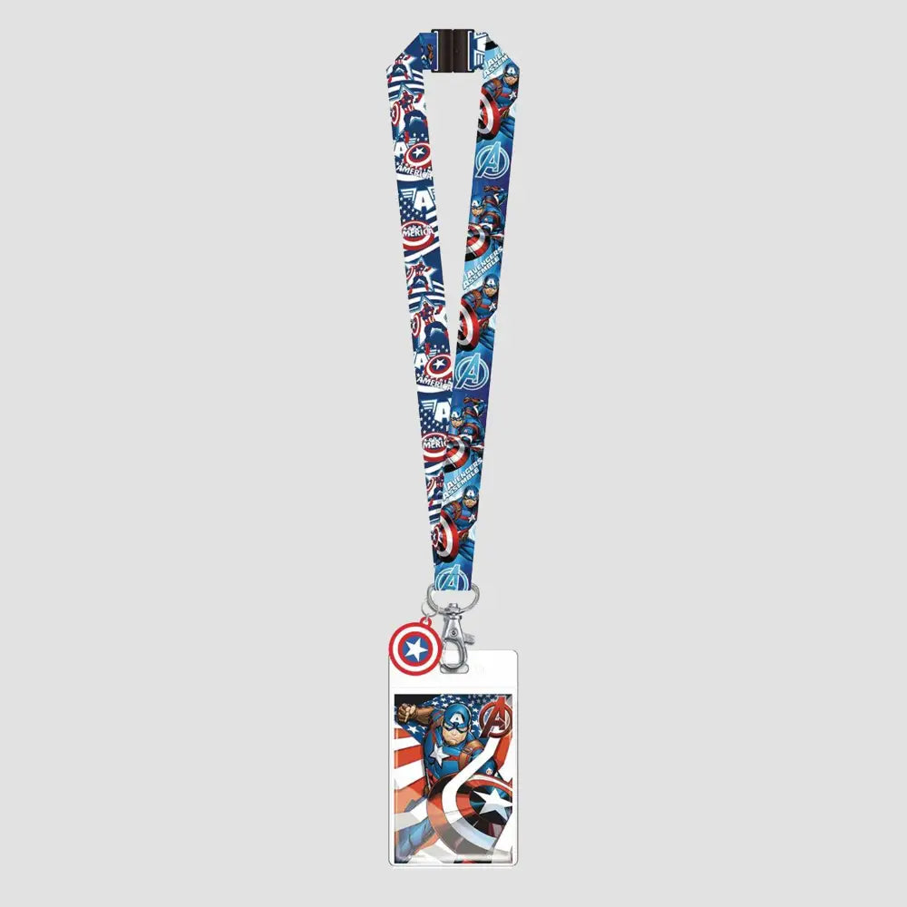 Captain America (Marvel) Avengers Double-Sided Breakaway Lanyard Lanyards