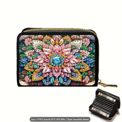 Card Wallet Diamond Painting Kit - Intricate Floral - Art & Craft Kits