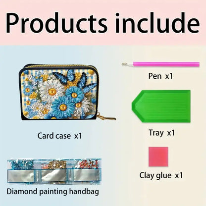 Card Wallet Diamond Painting Kit - Art & Craft Kits