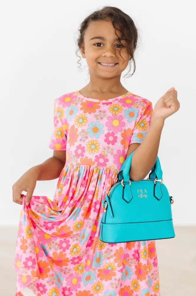 Caribbean Blue Girl’s Crossbody Purse - Purse