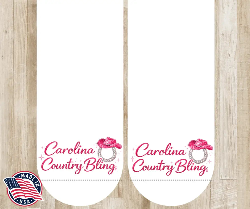 Carolina Country Bling - Pink Socks