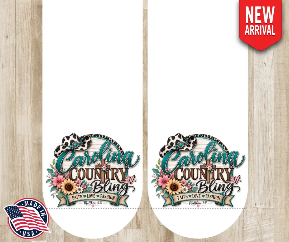 Carolina Country Bling – Socks - Socks