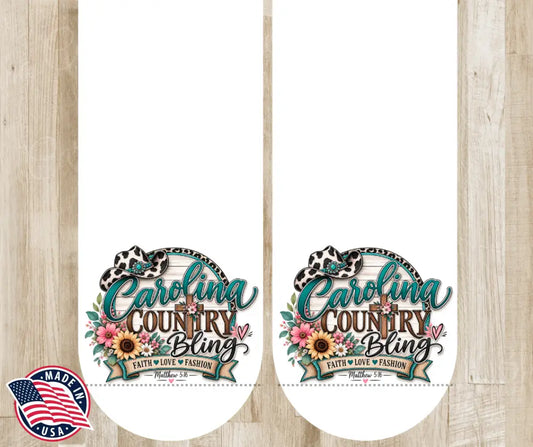 Carolina Country Bling – Socks - Socks