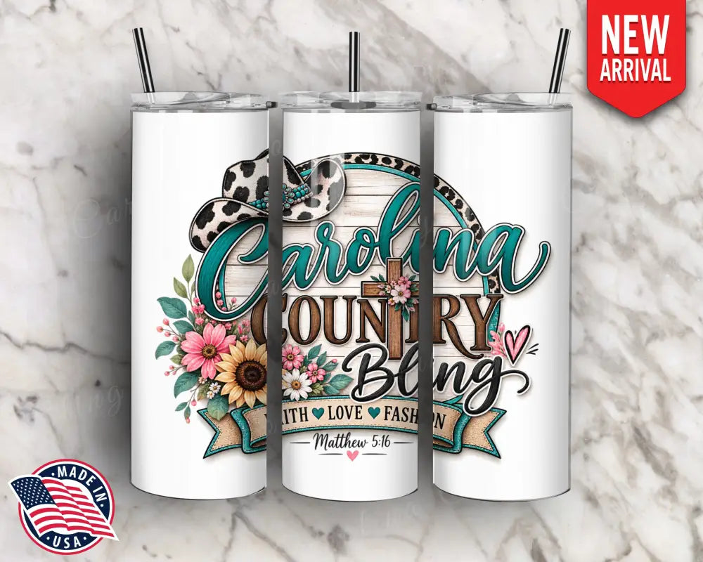 Carolina Country Bling - Tumbler - Tumbler