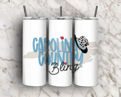 Carolina Country Bling - Tumbler