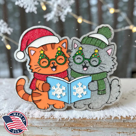Caroling Cats Freshie