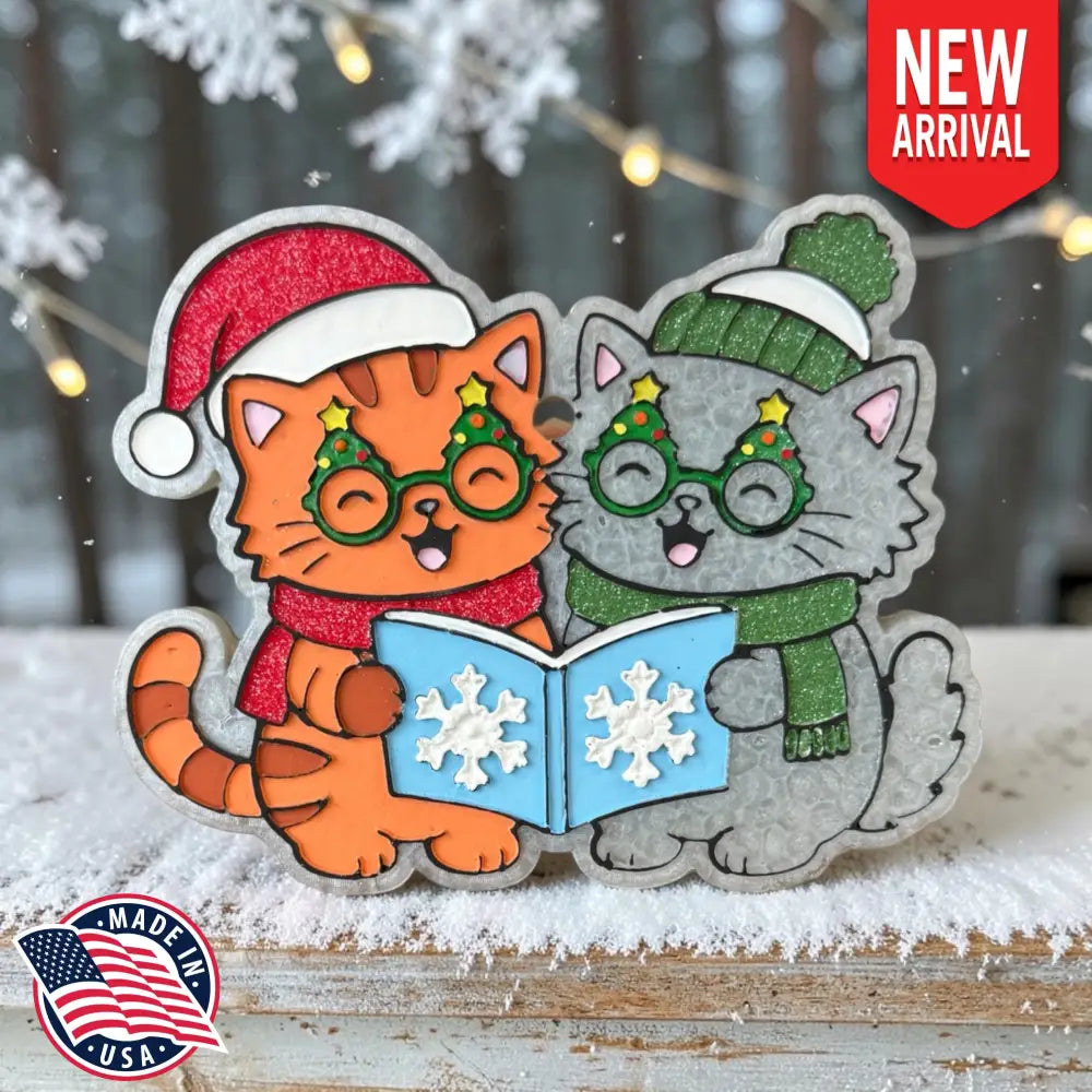Caroling Cats Freshie