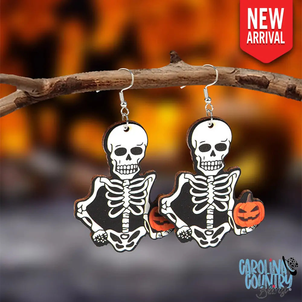 Carrying Pumpkins – Multi Earrings