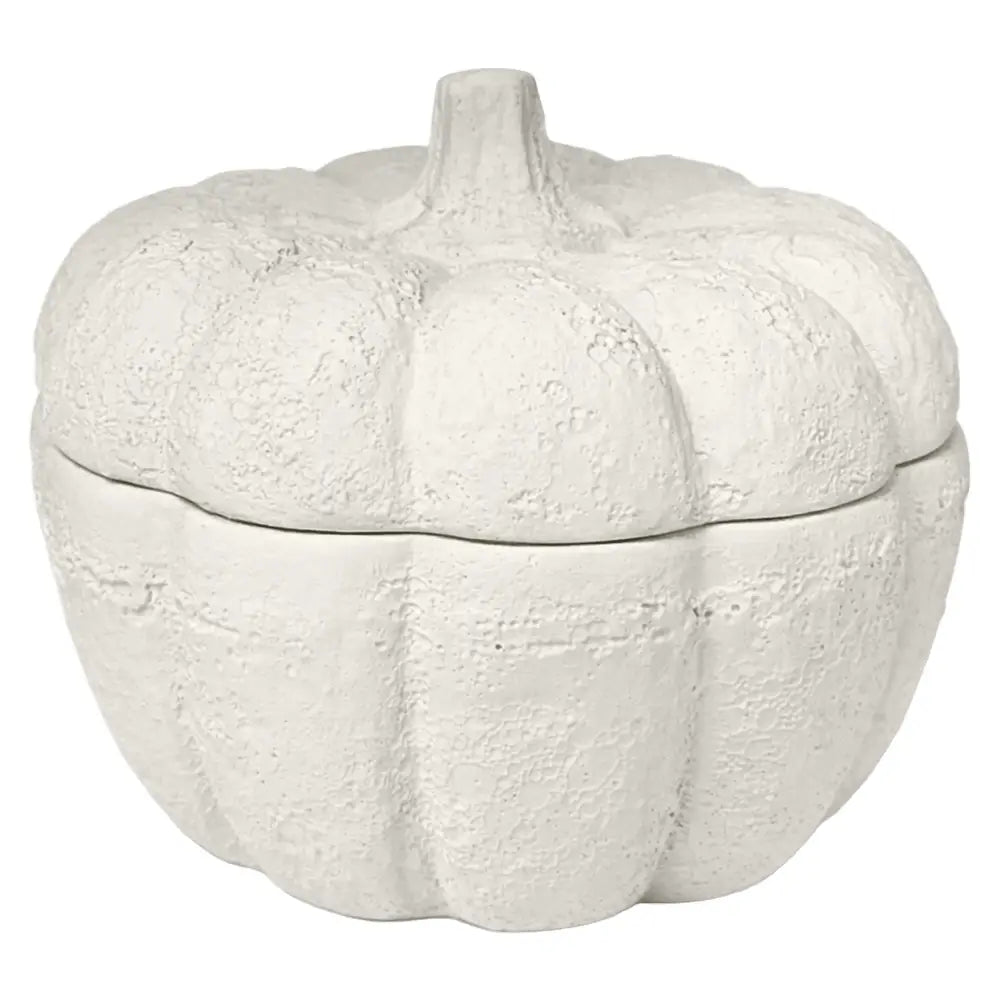 Cashmere and Vanilla Soy Candle - Cement Pumpkin Jar - 13.5 oz - Candles
