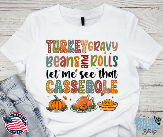 Casserole – White Small / Short Shirt