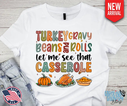 Casserole – White Small / Short Shirt