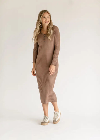 Cassie Knit Midi Dress - FINAL SALE IC Dresses