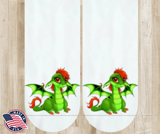 Catching Fire - Green Socks