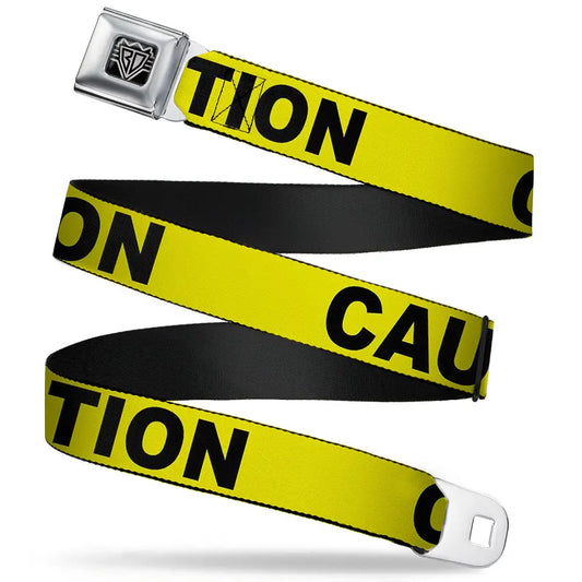 CAUTION - Yellow Seatbelt Belts