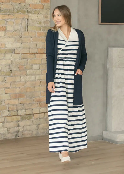 Celeste Striped Knit Maxi Dress - FINAL SALE - IC Dresses