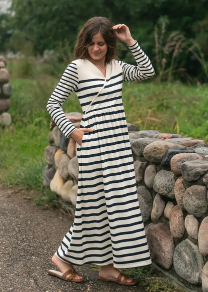 Celeste Striped Knit Maxi Dress - FINAL SALE - IC Dresses